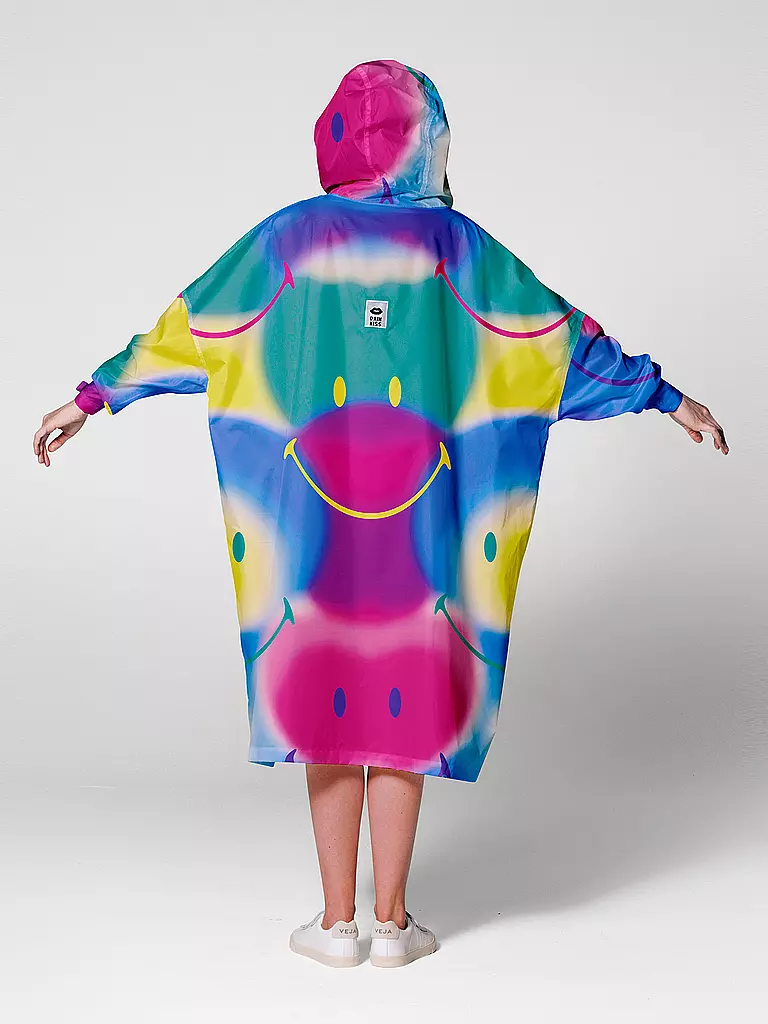 RAINKISS | Regenjacke - Regenponcho RAINBOW SMILEY | bunt