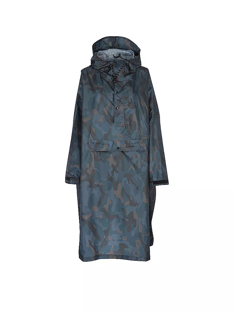 RAINKISS | Regenjacke - Regenponcho Storm Camo | schwarz