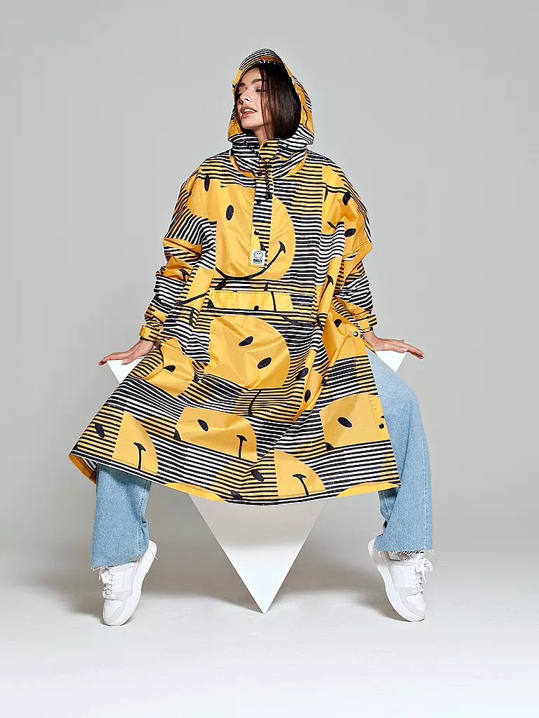 RAINKISS | Regenjacke - Regenponcho SUNSET SMILEY | petrol