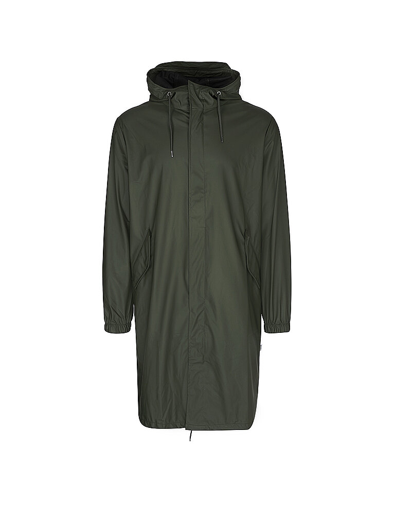 Parka - Regenjacke dunkelgrün M herren