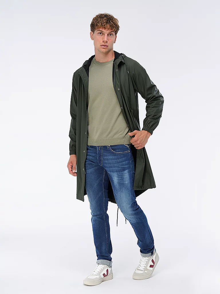 RAINS Parka - Regenjacke dunkelgrün   XL herren 3