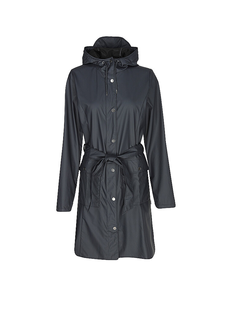 RAINS Regenjacke CURVE W JACKET  dunkelblau | S