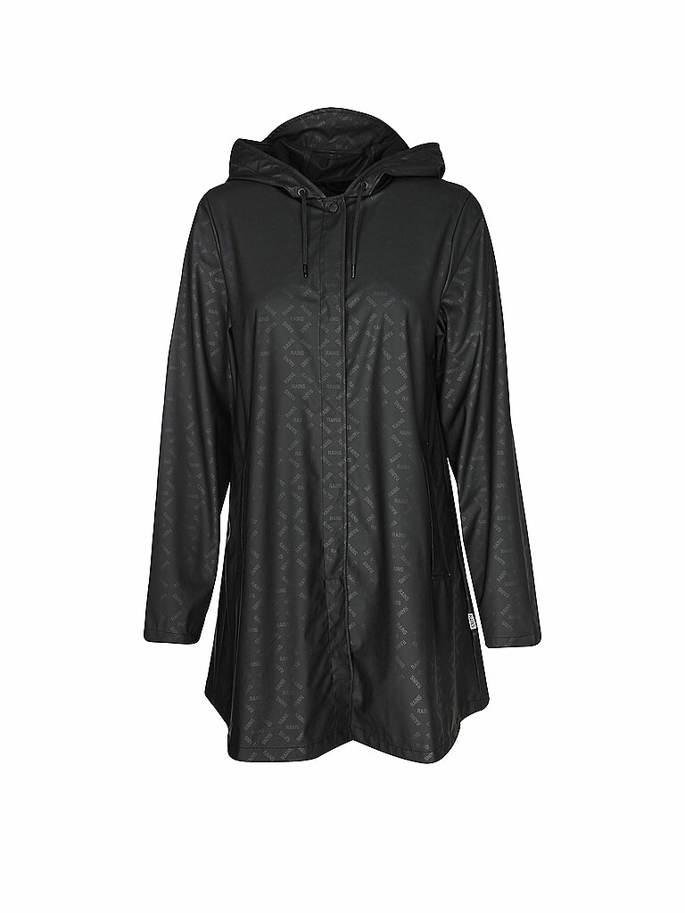 RAINS Regenjacke schwarz | M