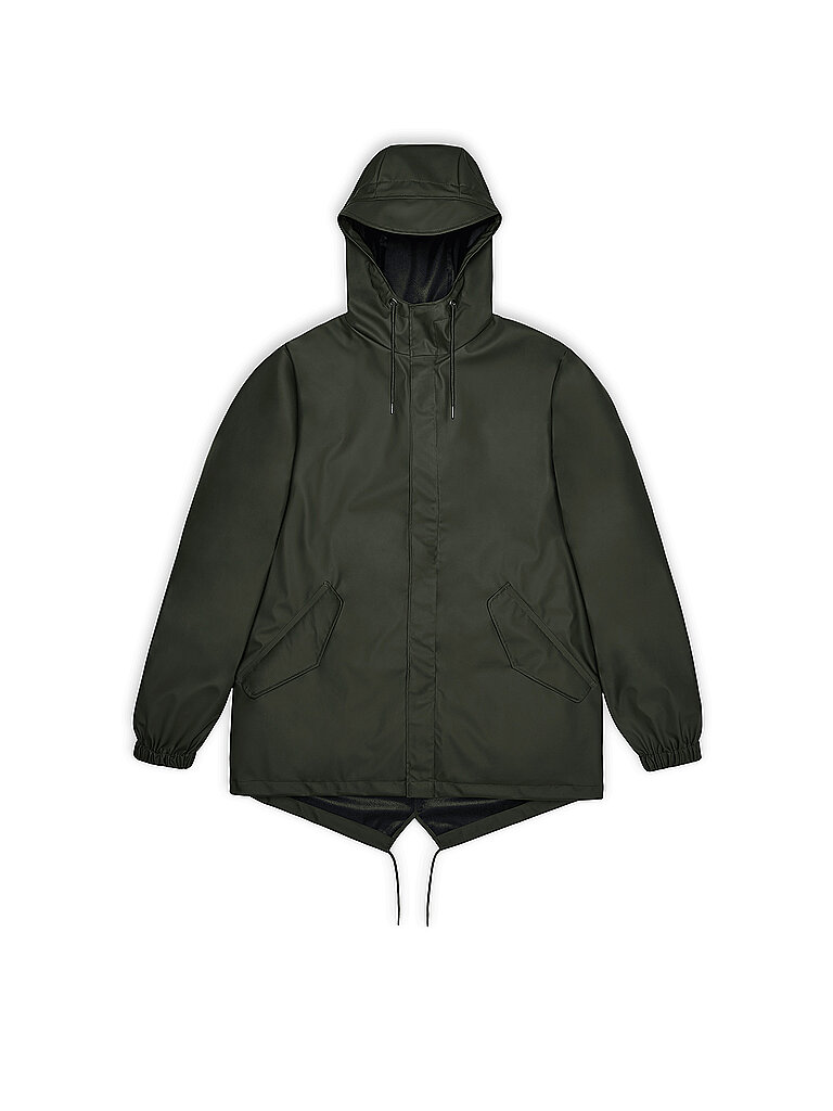 RAINS Regenjacke olive XL herren
