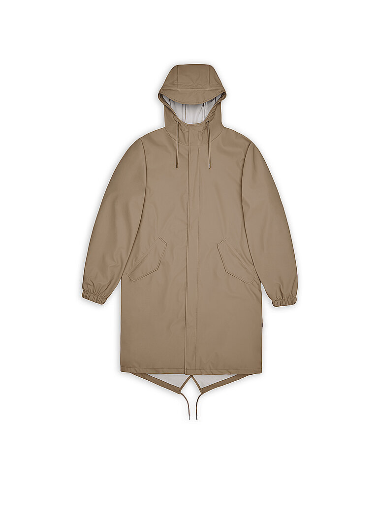 RAINS Parka - Regenjacke beige | S