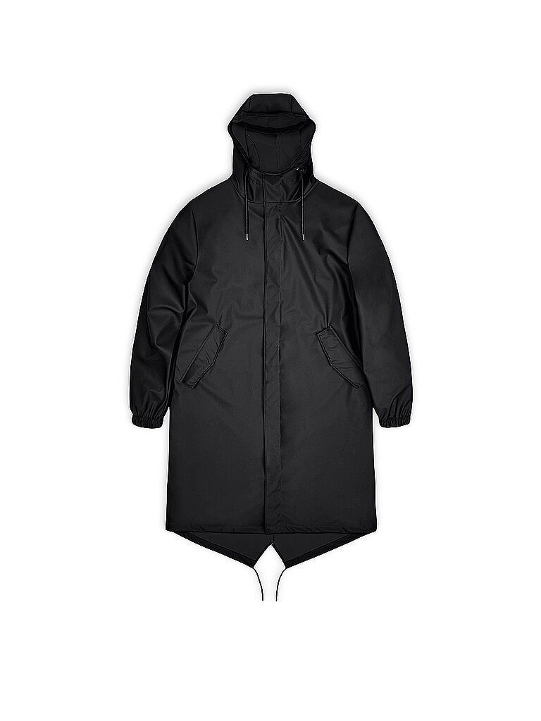 RAINS Parka - Regenjacke schwarz | S