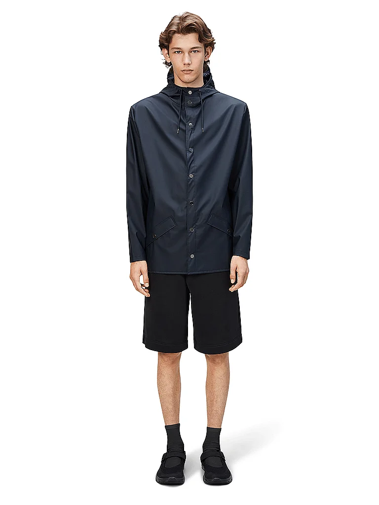 Rains unisex. 12010 Veste W3 marine (S), Casuel, Polyester 3