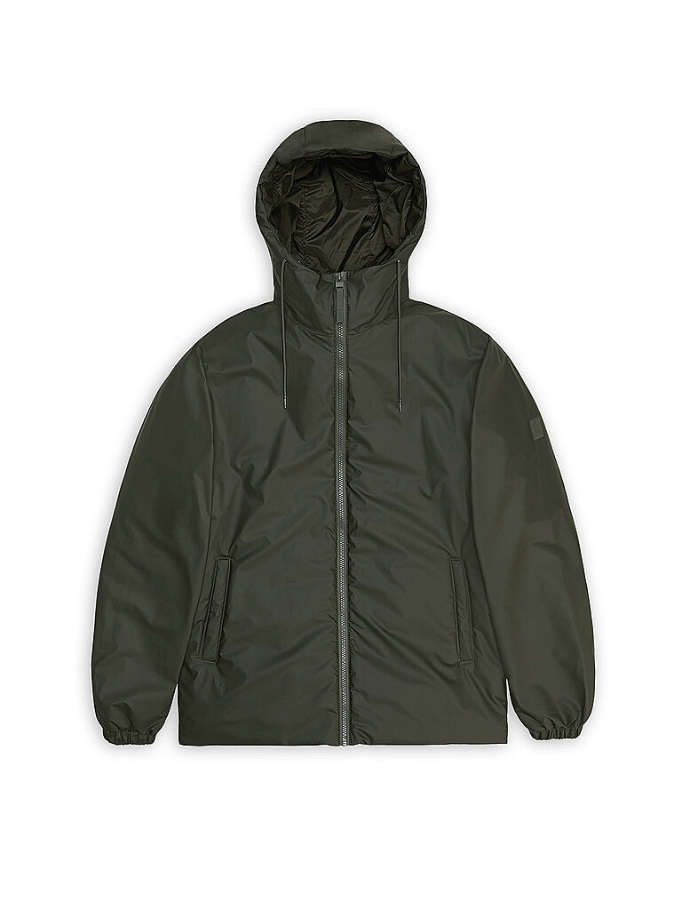 RAINS Regenjacke LOHJA dunkelgrün | L
