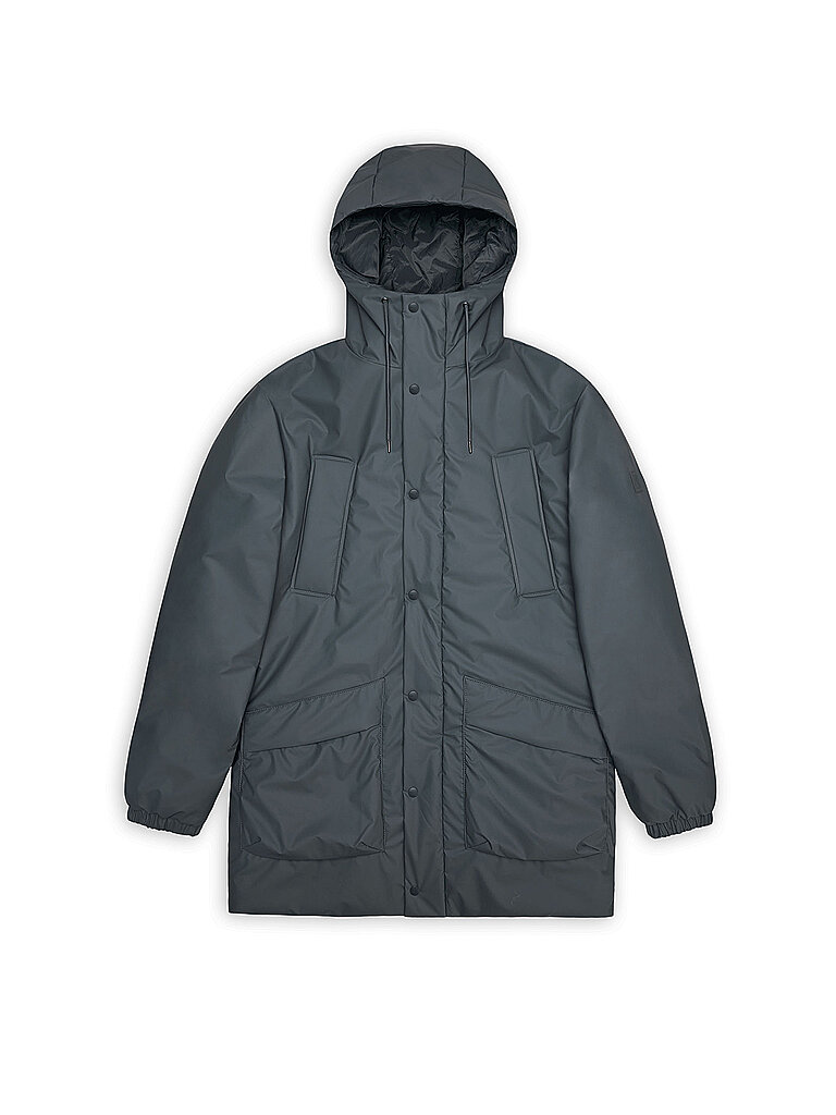 RAINS Parka LOHJA blau | S