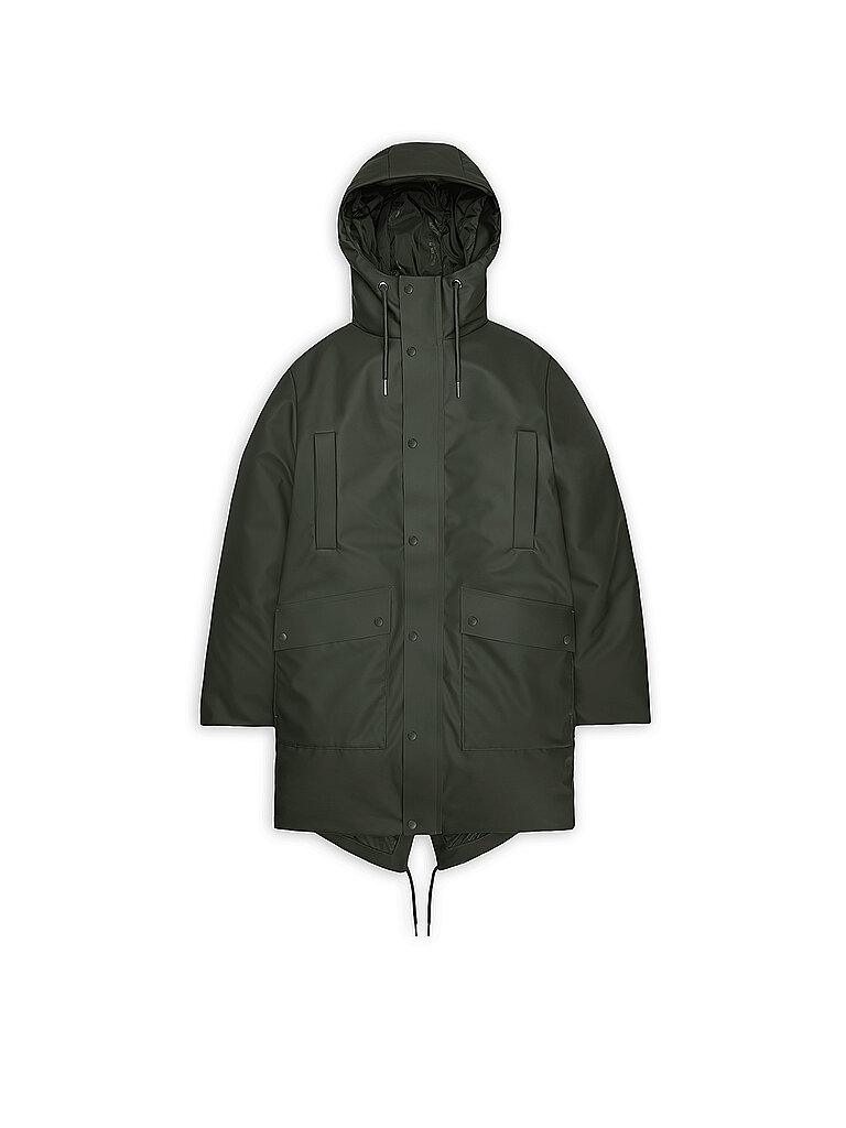 Regenjacke NOME LONG olive S herren