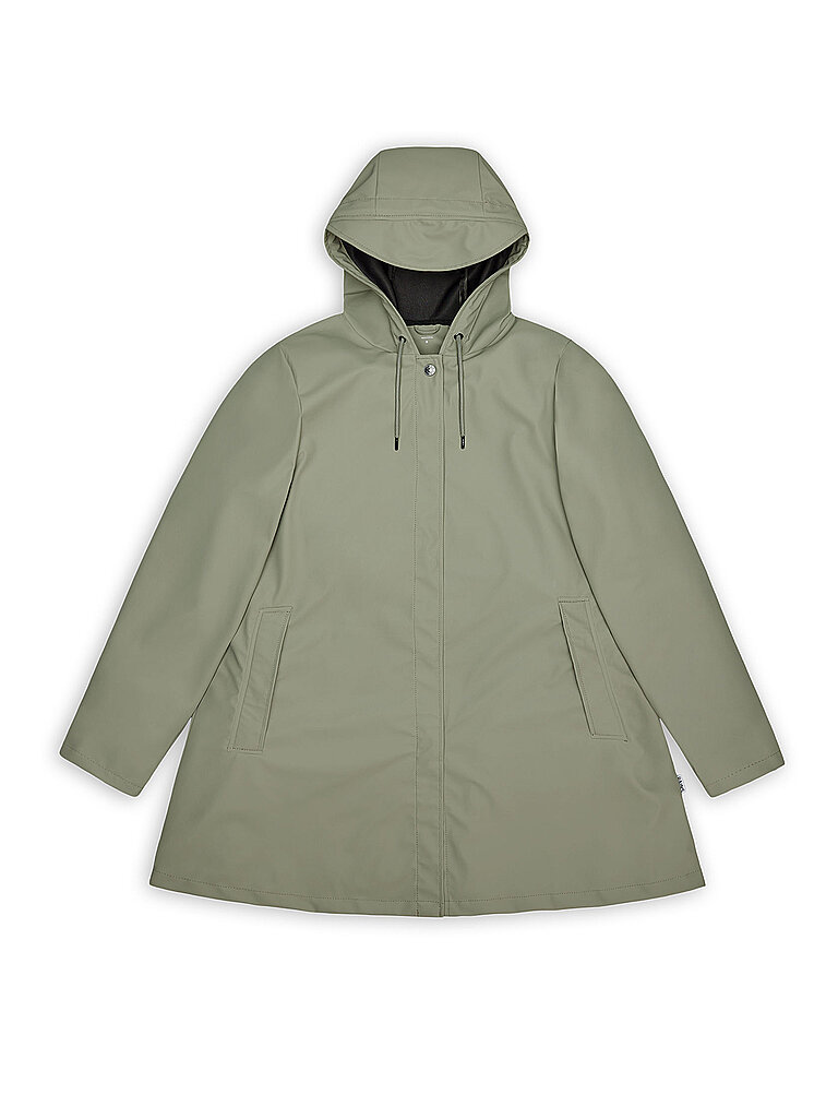 RAINS Regenjacke  olive | S