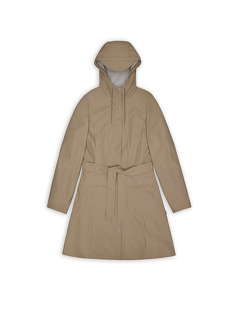 RAINS Regenjacke CURVE W JACKET  beige | XS