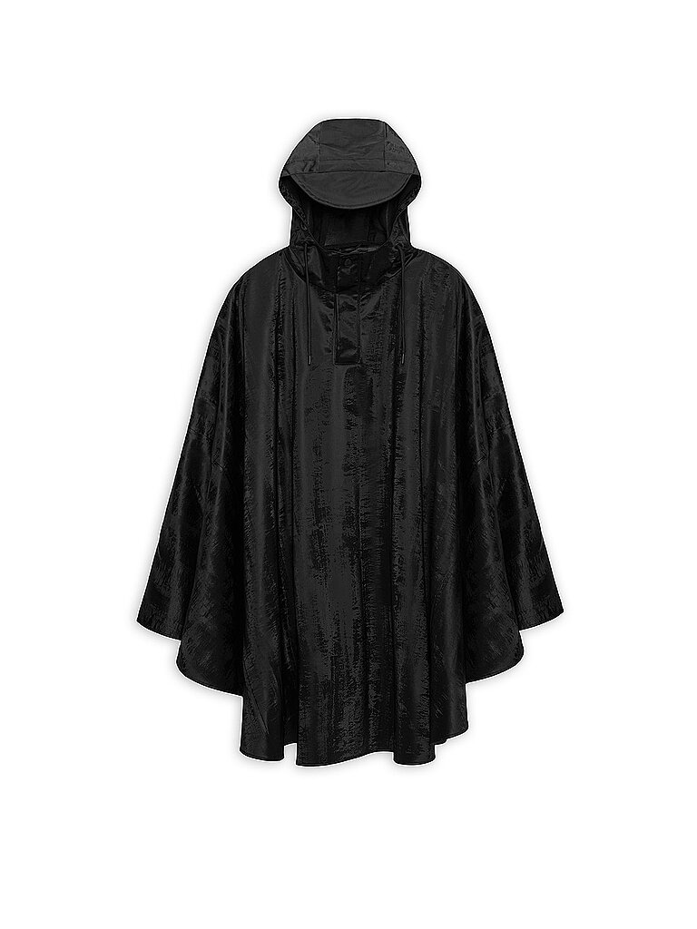 Cape - Regenponcho W3 grau M damen