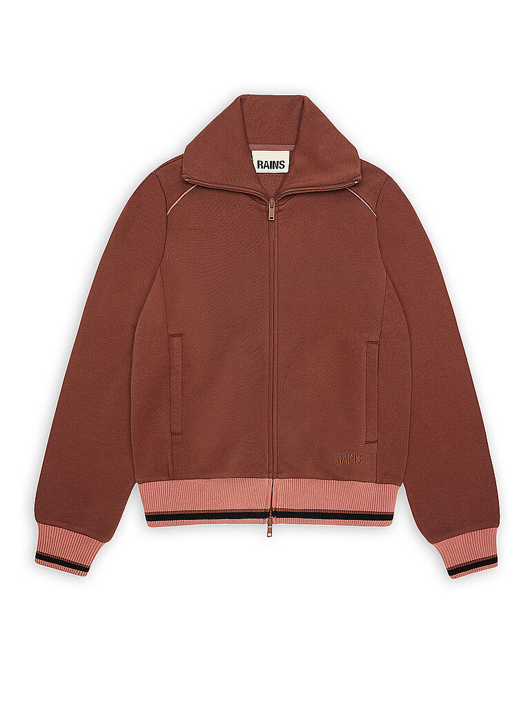 RAINS Sweatjacke DOWNTIME kupfer | M