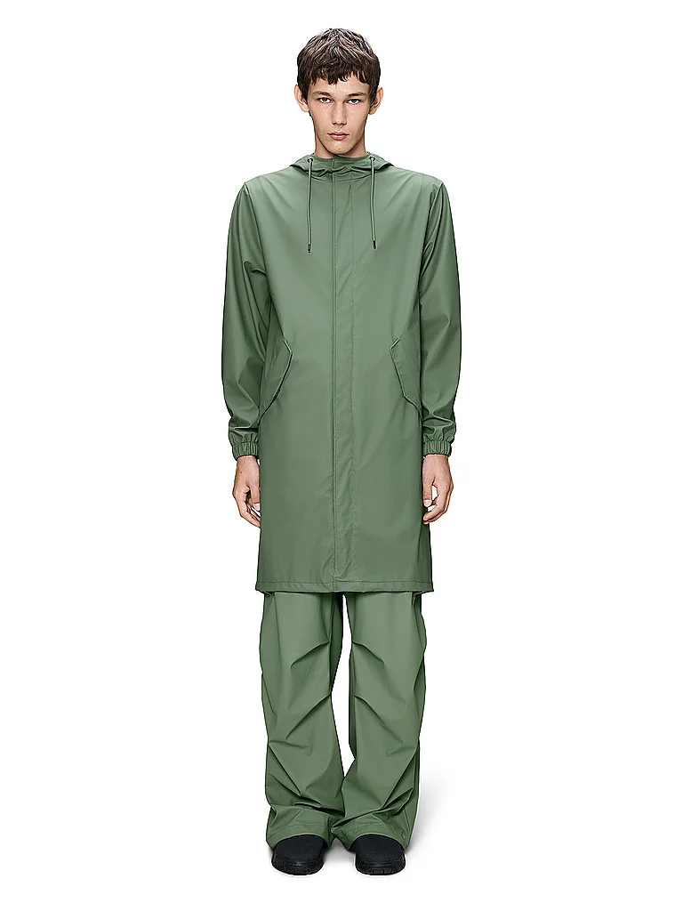 RAINS Parka - Regenjacke hellgrün   S herren 3