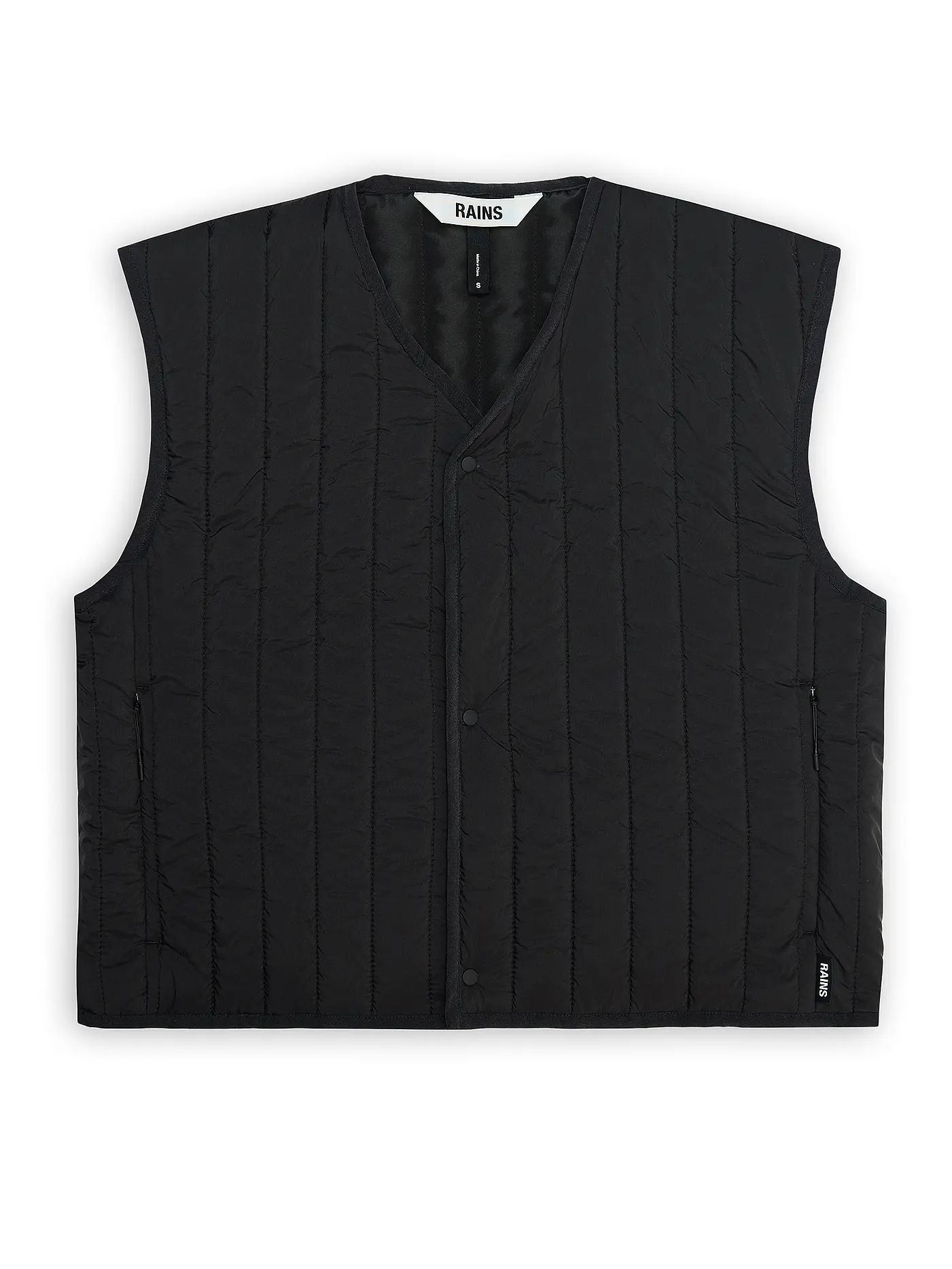 RAINS | Gilet BANJA SHORT | schwarz