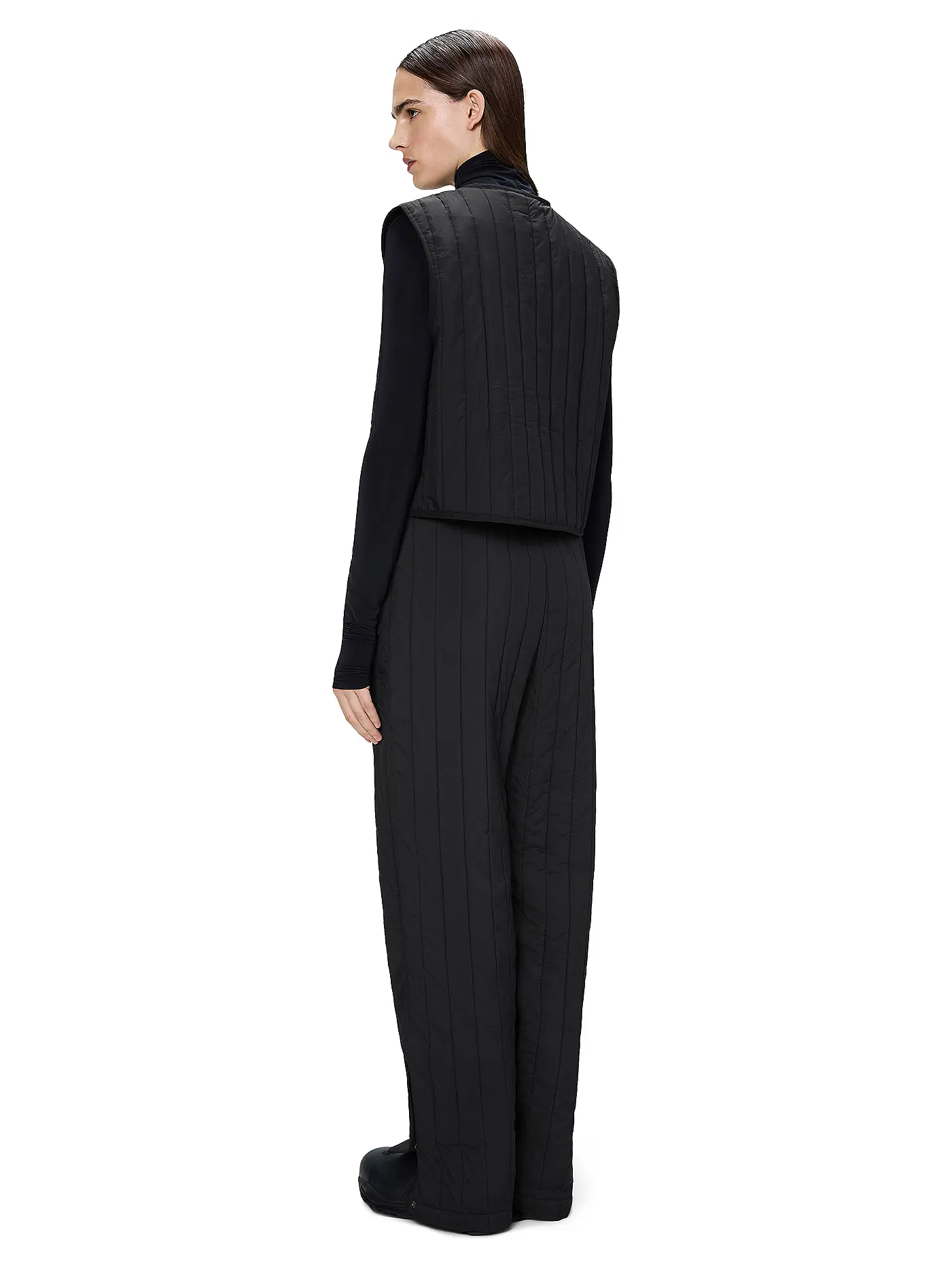 RAINS | Gilet BANJA SHORT | schwarz