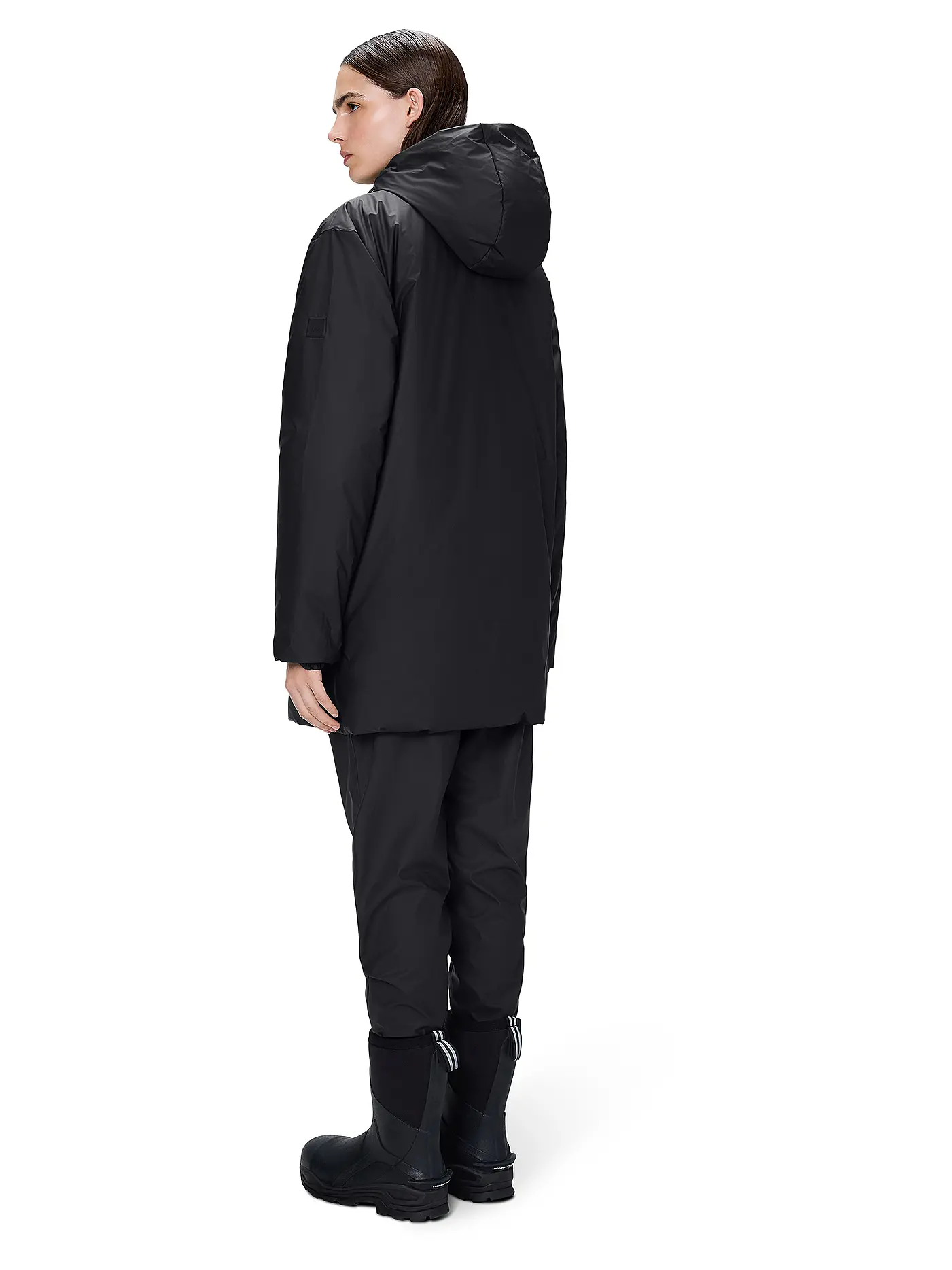 RAINS | Jacke LOHJA LONG INSULTED JACKET | schwarz