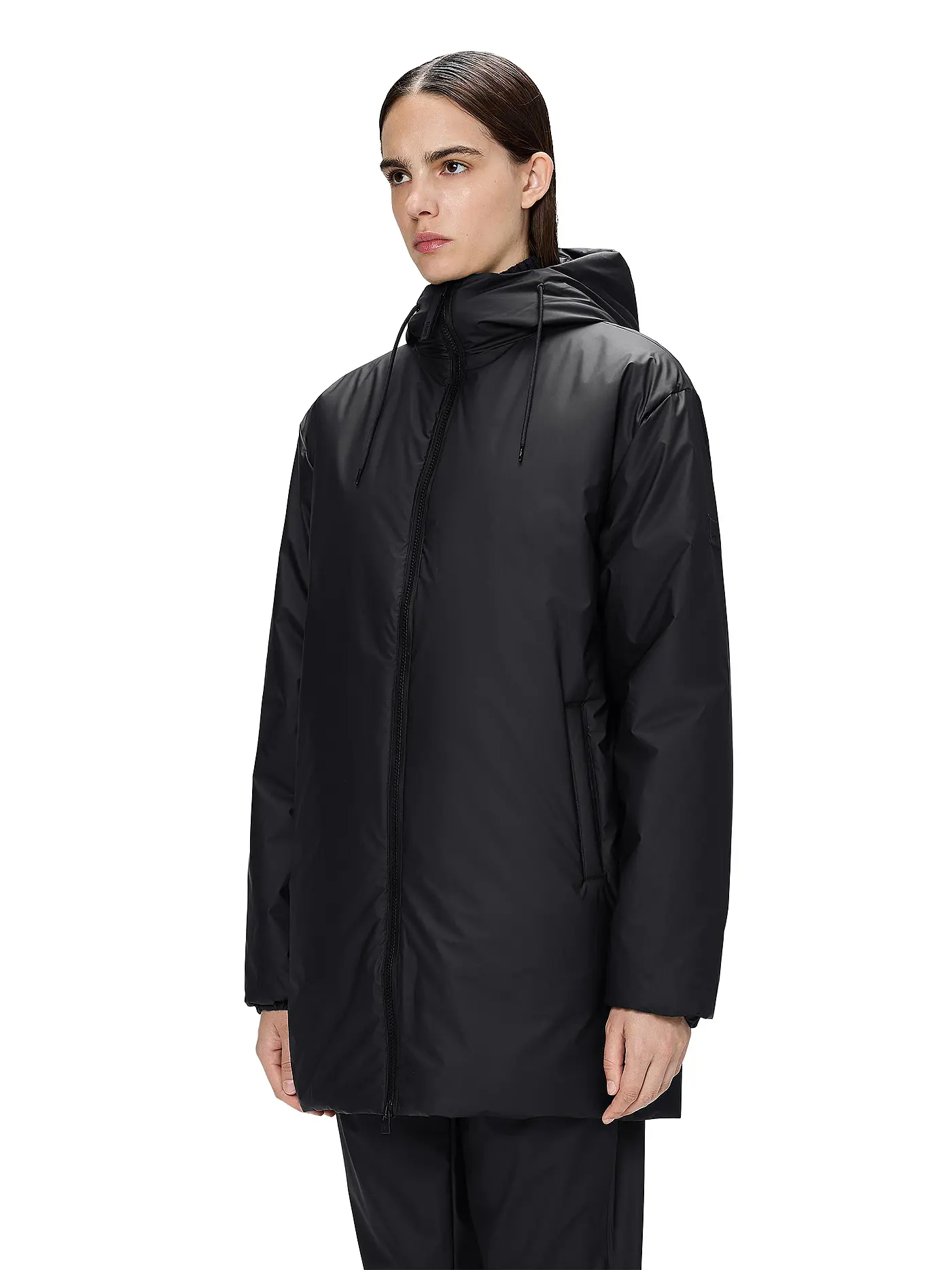 RAINS | Jacke LOHJA LONG INSULTED JACKET | schwarz