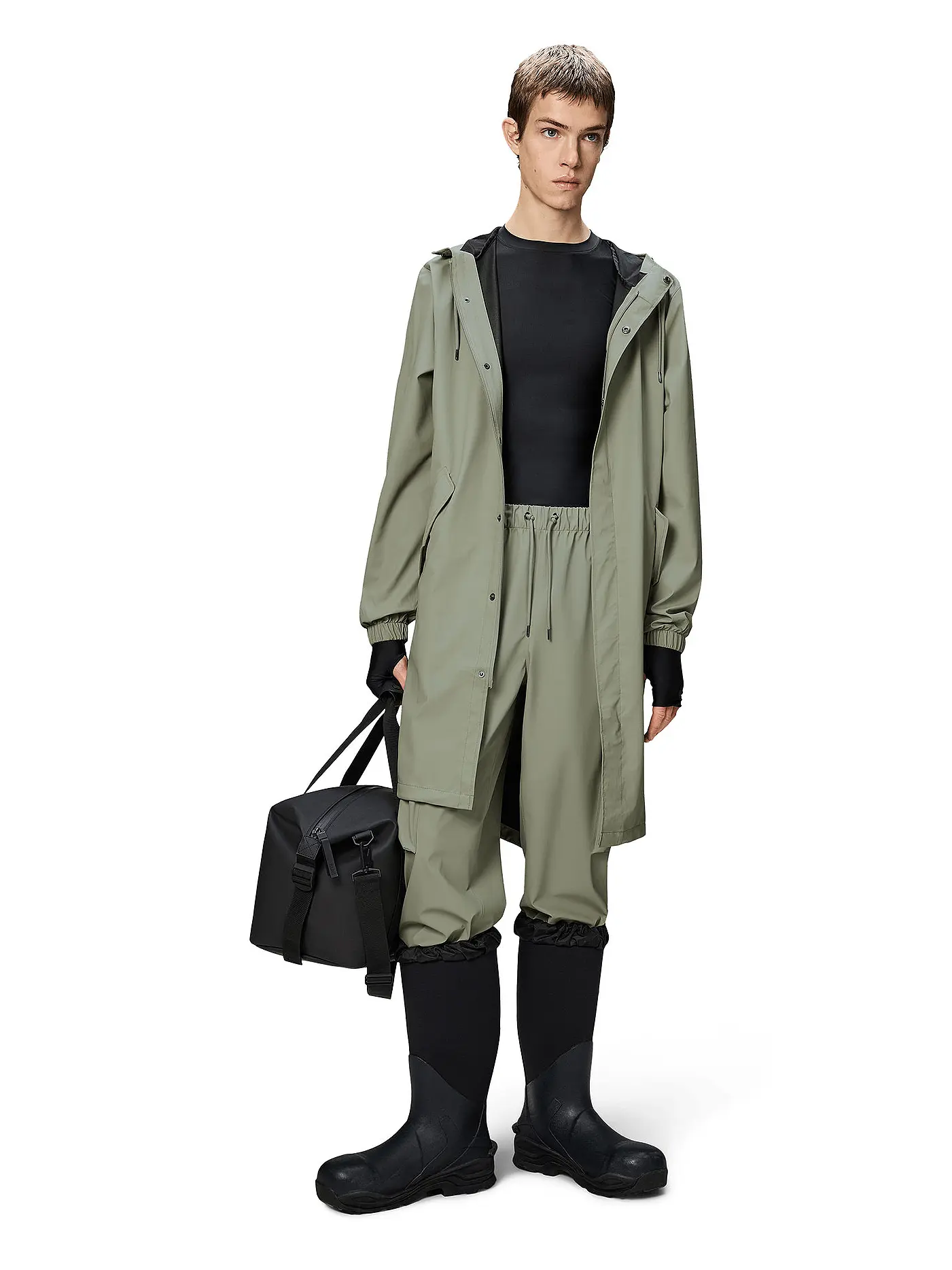 RAINS | Parka - Regenjacke | hellgrün