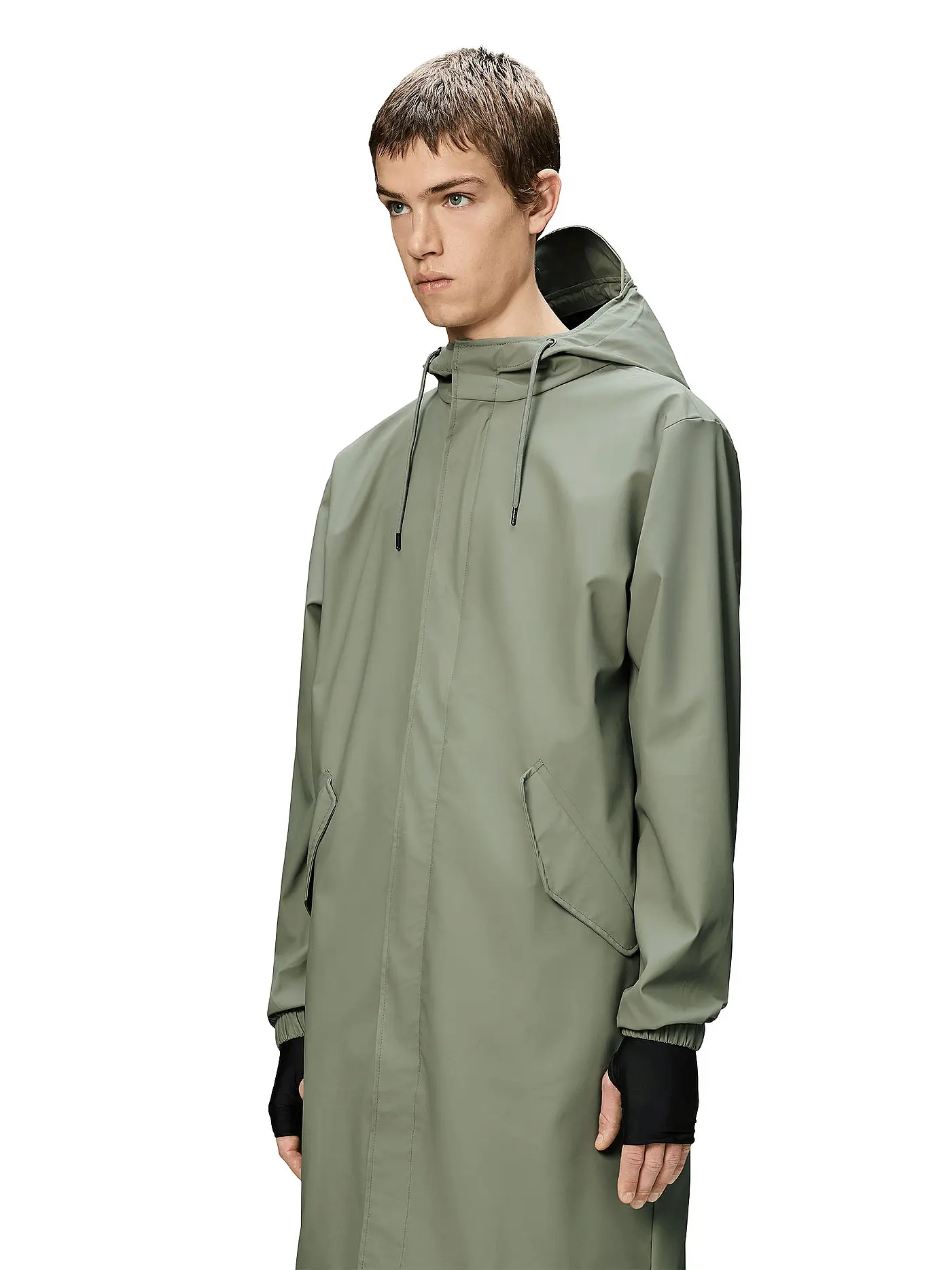 RAINS | Parka - Regenjacke | hellgrün
