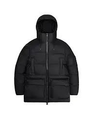 RAINS | Parka ALTA LONG PUFFER CARGO J | schwarz