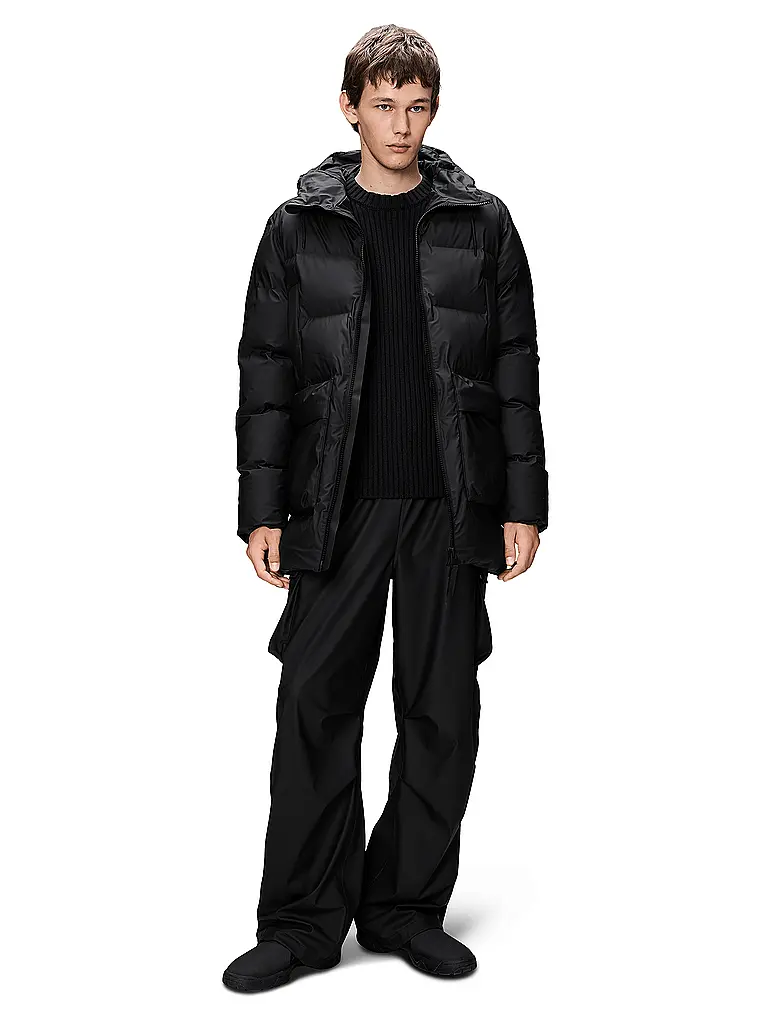 RAINS | Parka ALTA LONG PUFFER CARGO J | 