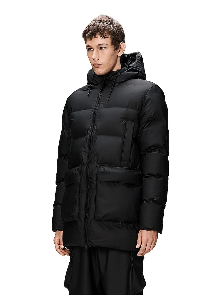 RAINS | Parka ALTA LONG PUFFER CARGO J | 