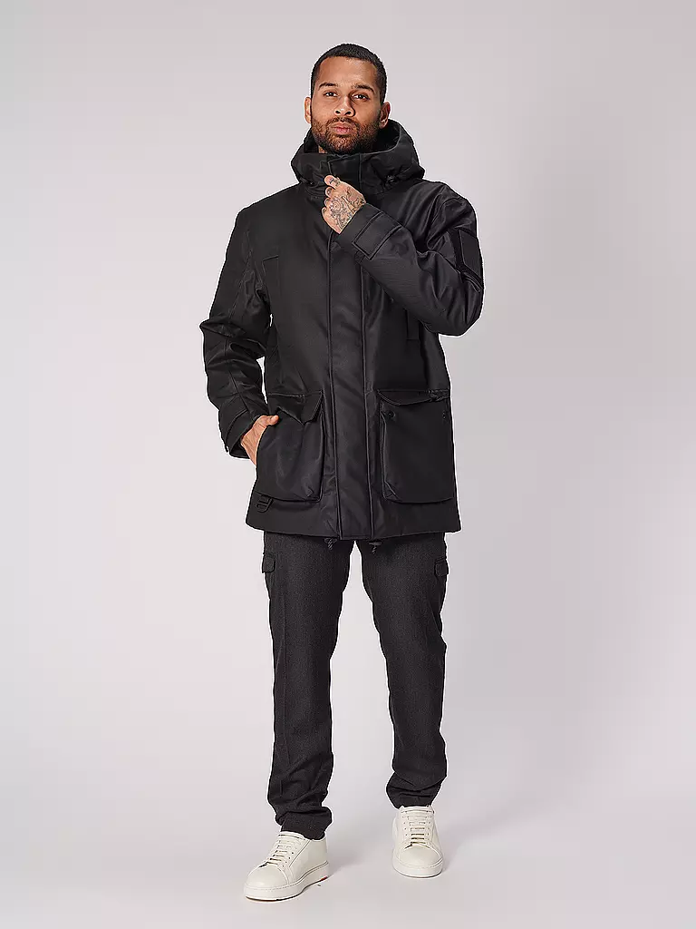 RAINS | Parka GLACIAL | schwarz