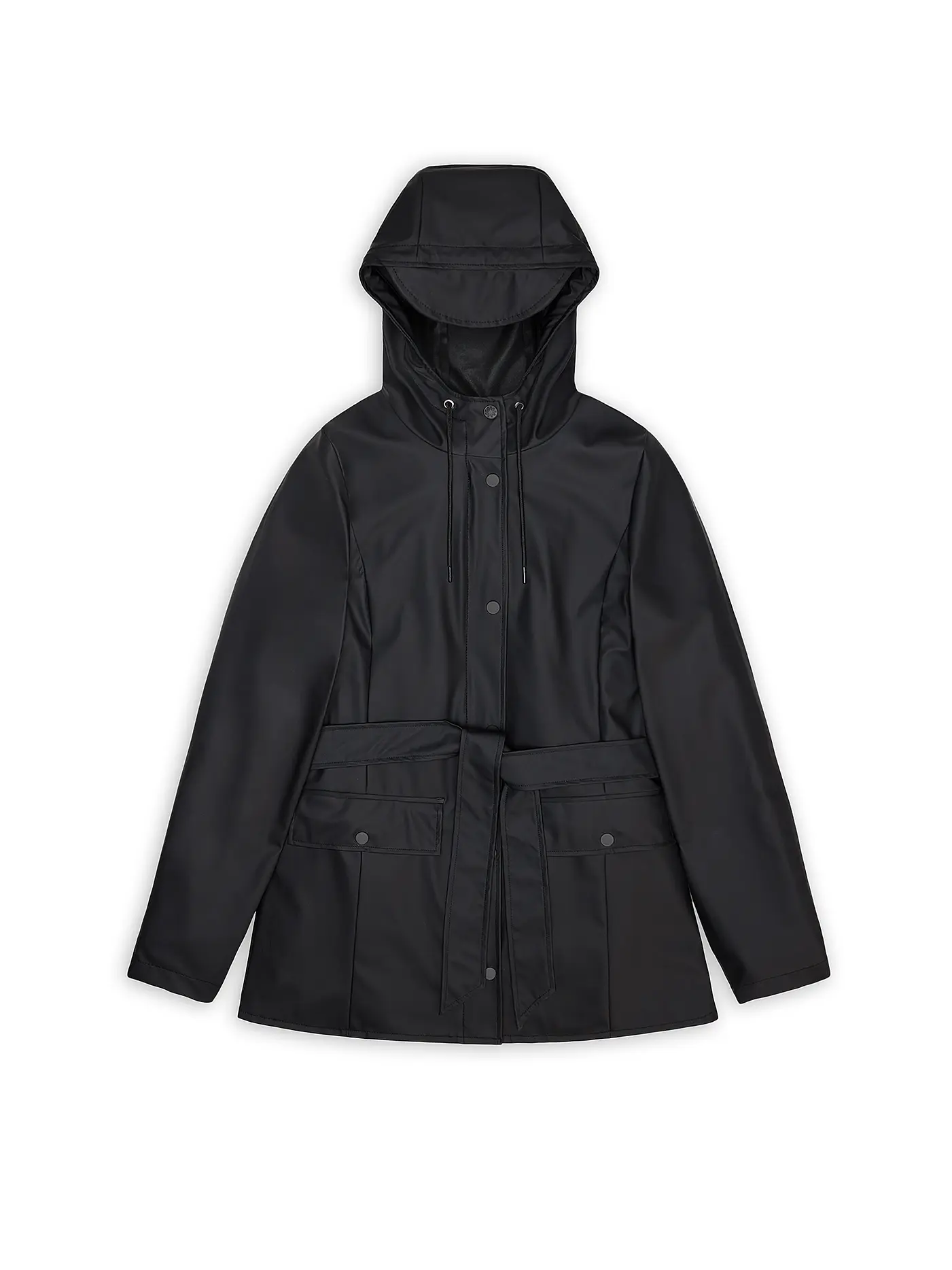 RAINS | Regenjacke CURVE JACKET W3 | schwarz