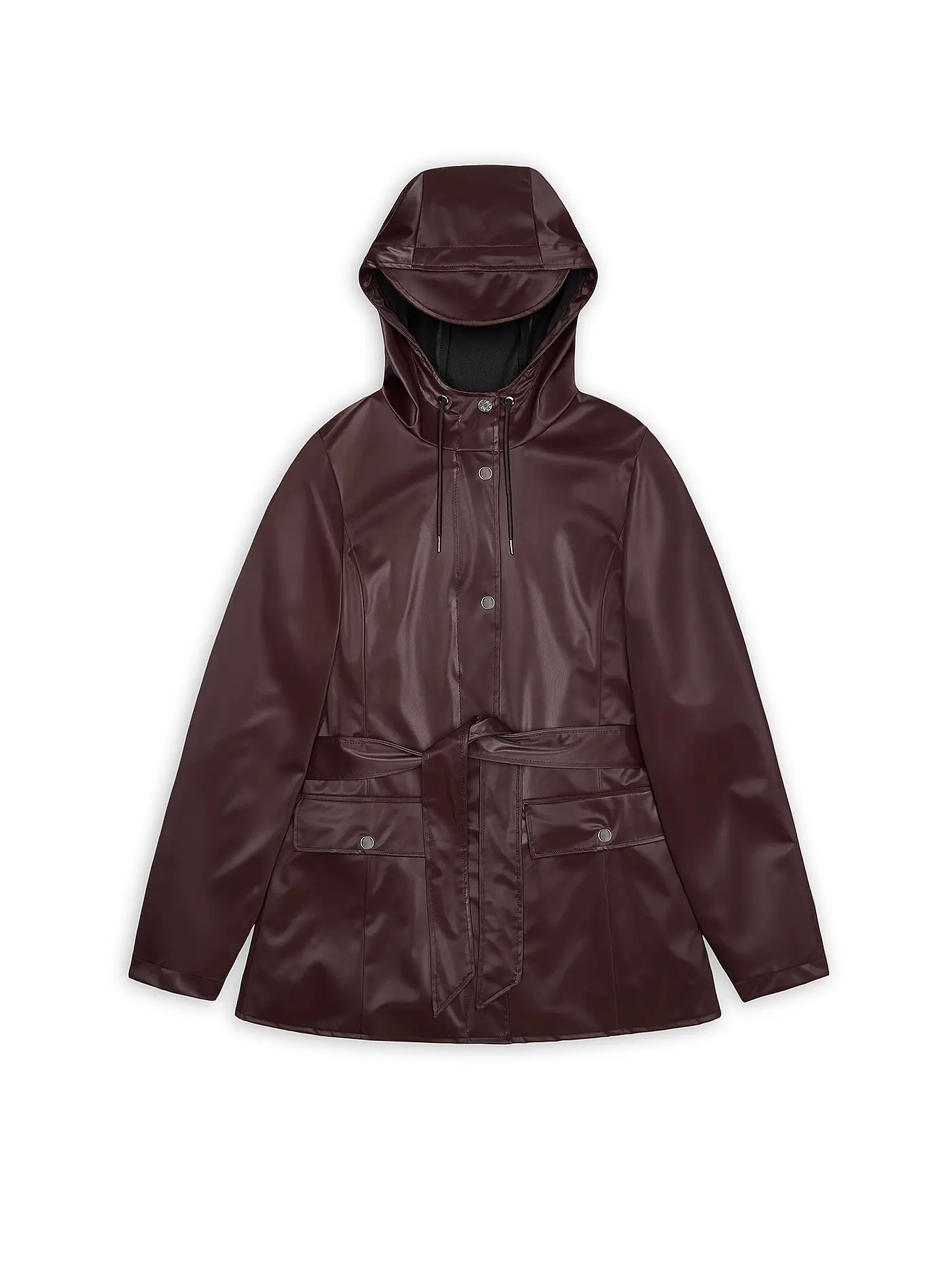 RAINS | Regenjacke CURVE JACKET W3 | dunkelrot