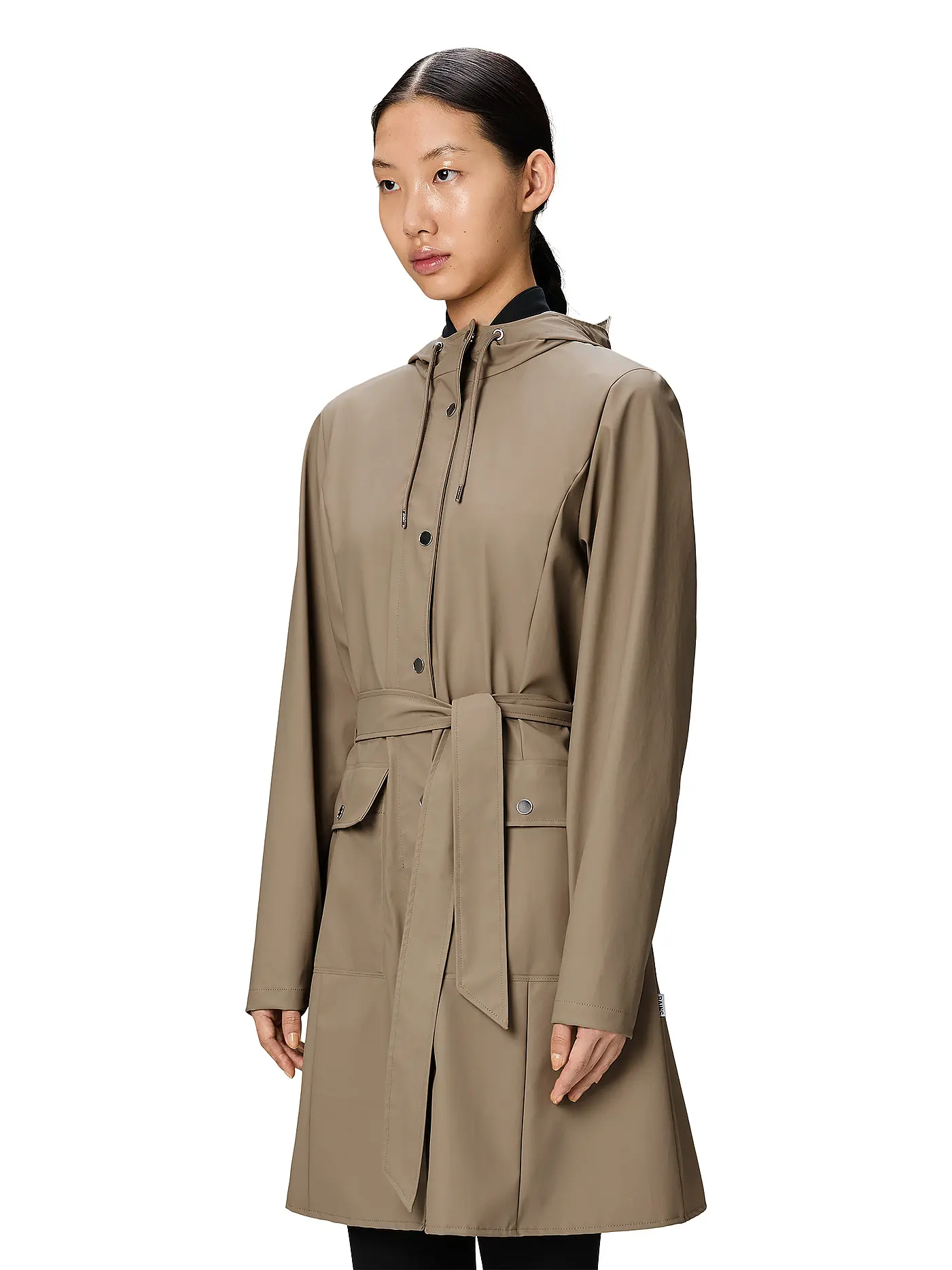RAINS | Regenjacke CURVE W JACKET  | beige