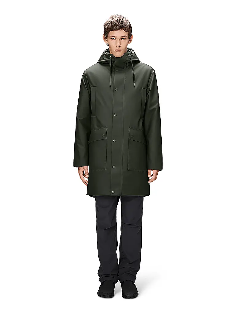 RAINS | Regenjacke NOME LONG | olive