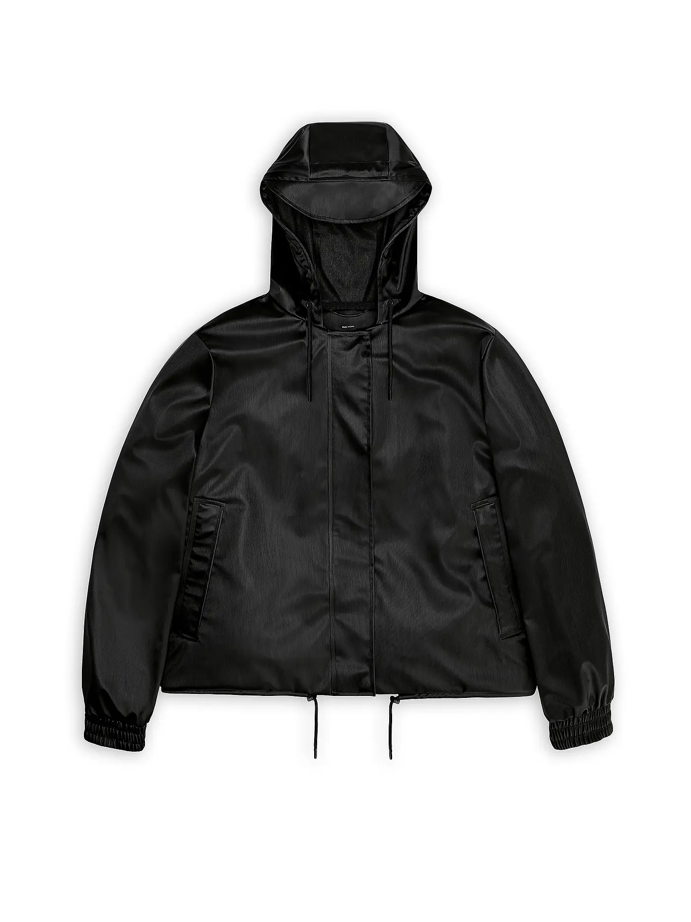 RAINS | Regenjacke STRING W JACKET | schwarz