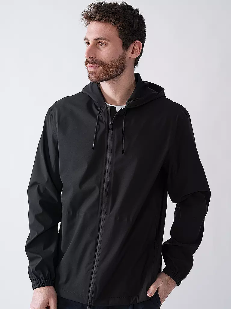 RAINS | Regenjacke SUVA HARDSHELL | schwarz