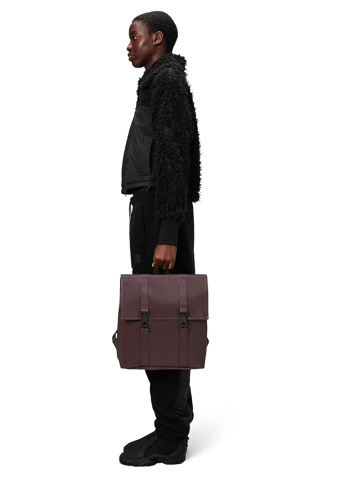 RAINS | Rucksack MSN BAG MINI  | dunkelrot