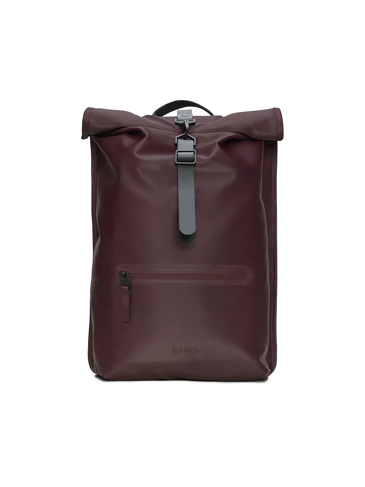 RAINS | Rucksack ROLLTOP | dunkelrot
