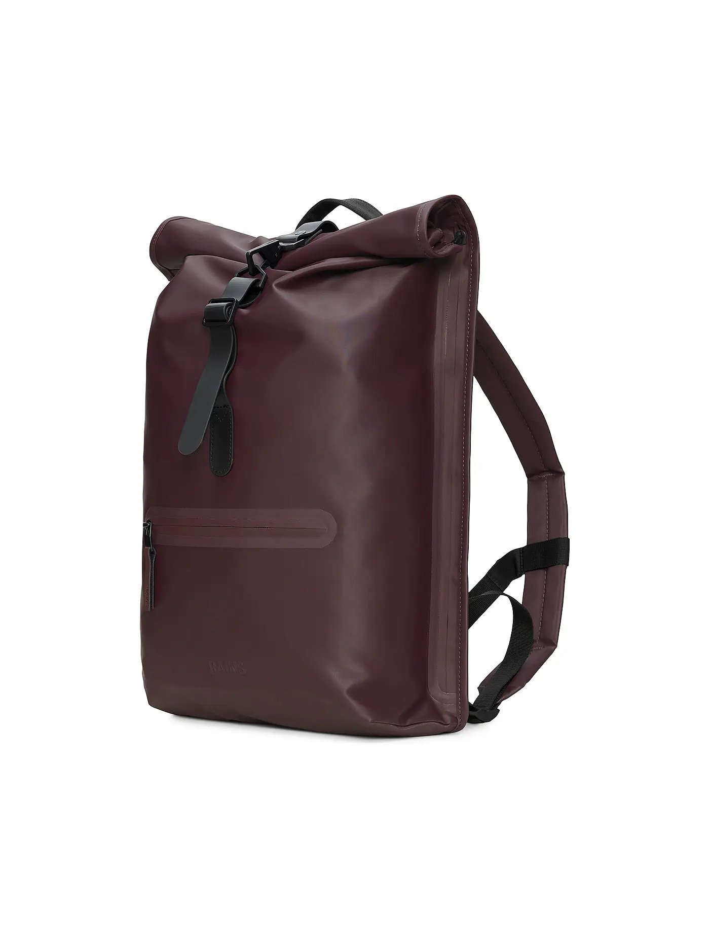 RAINS | Rucksack ROLLTOP | dunkelrot