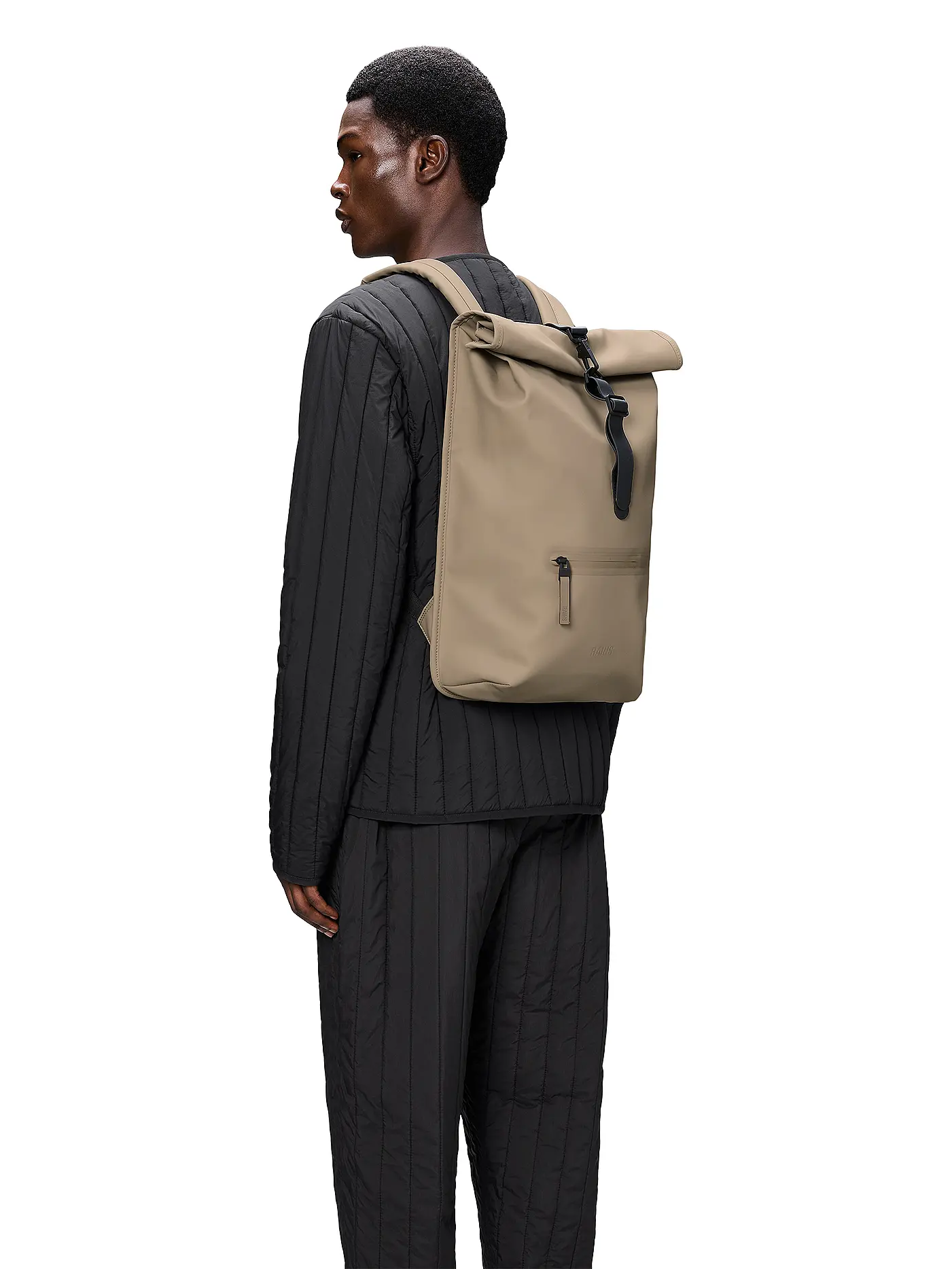 RAINS | Rucksack ROLLTOP | beige