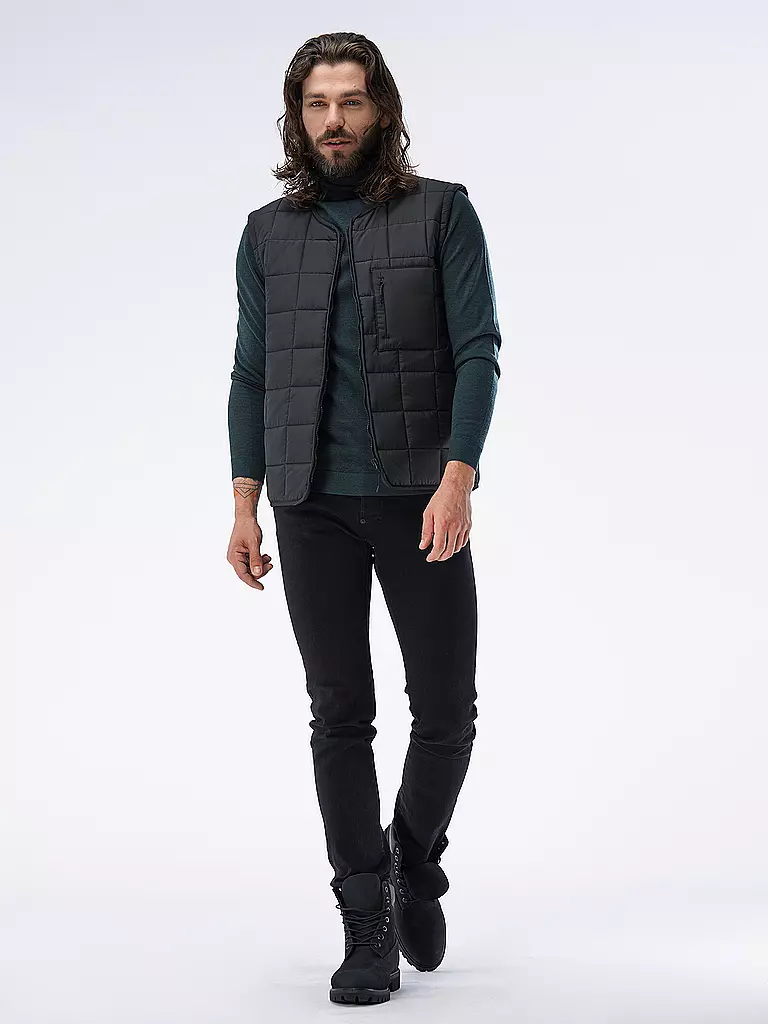 RAINS | Steppgilet  | schwarz