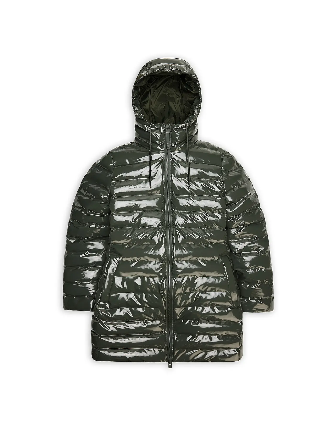 RAINS | Steppjacke LOHJA LONG  | olive
