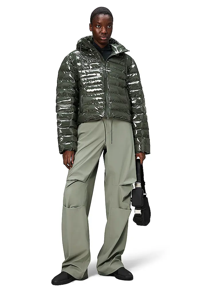 RAINS | Steppjacke LOHJA SHORT PUFFER JACKET | olive