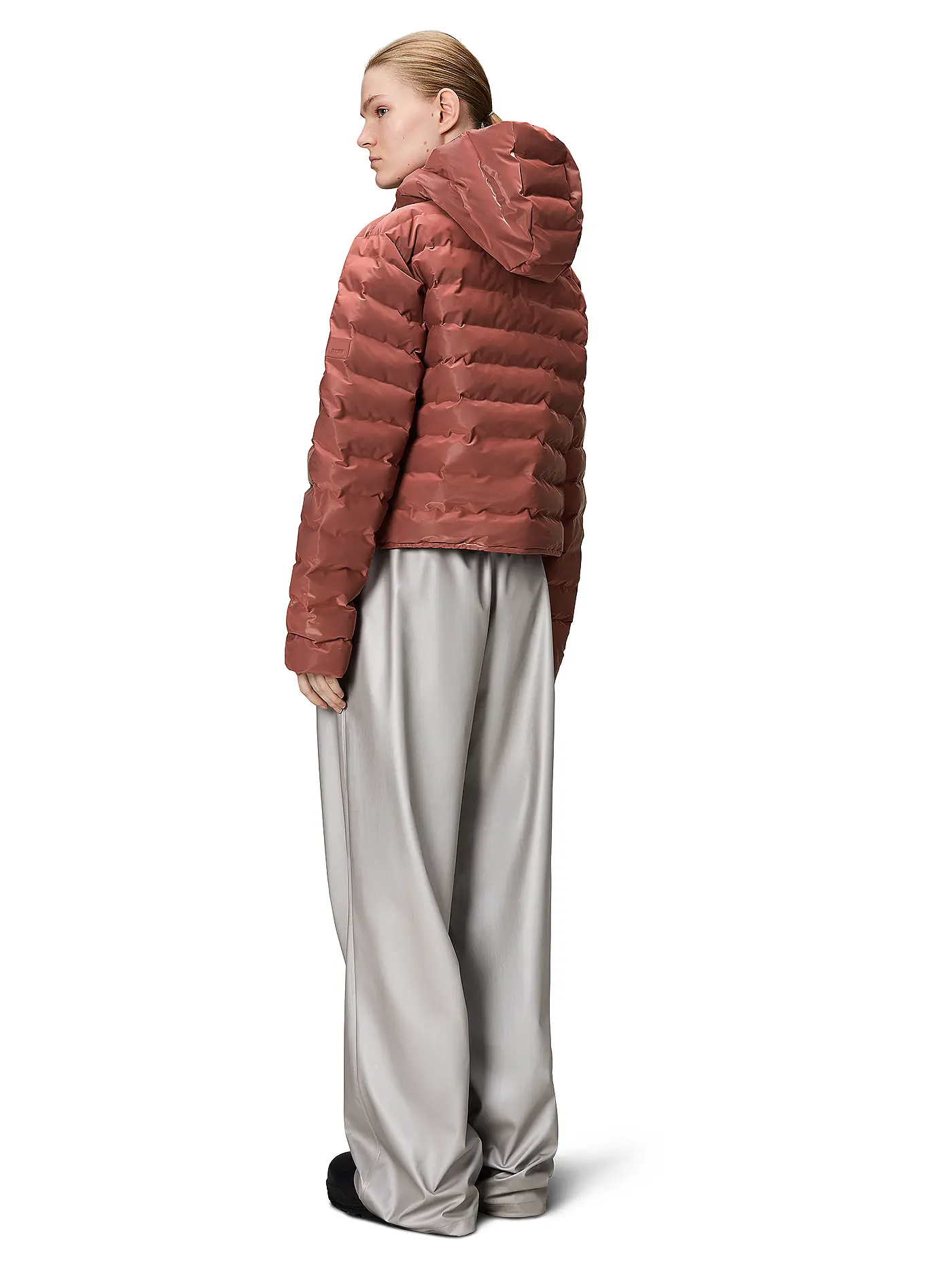 RAINS | Steppjacke LOHJA SHORT PUFFER JACKET | orange