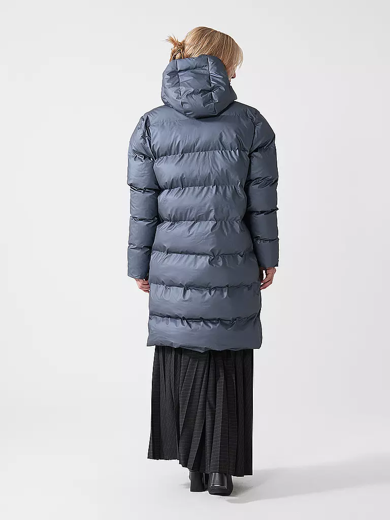 RAINS | Steppmantel ALTA LONGER PUFFER JACKET | grau
