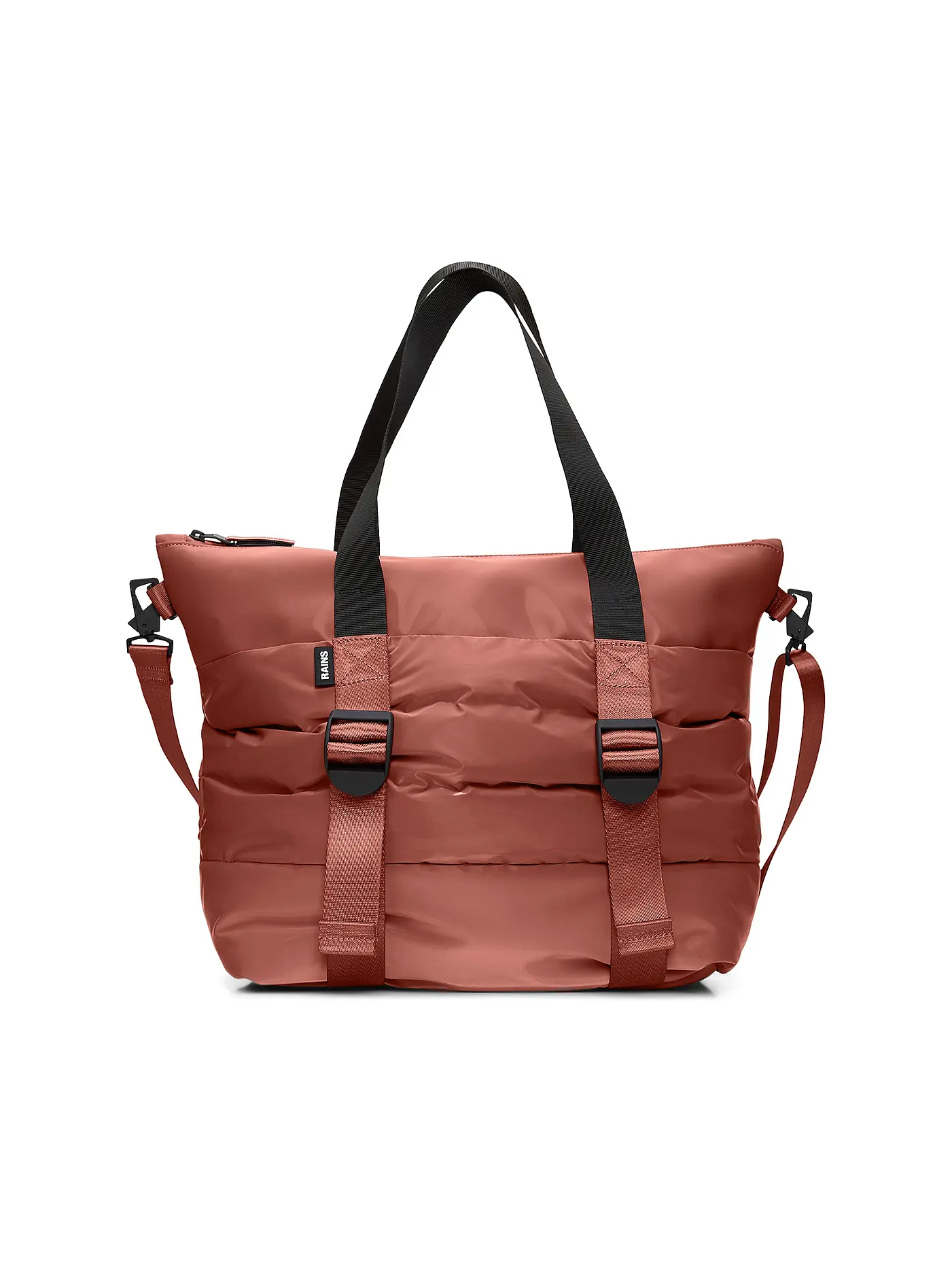 RAINS | Tasche - Henkeltasche PUFFER MIX TOTE BAG MINI W3 | orange