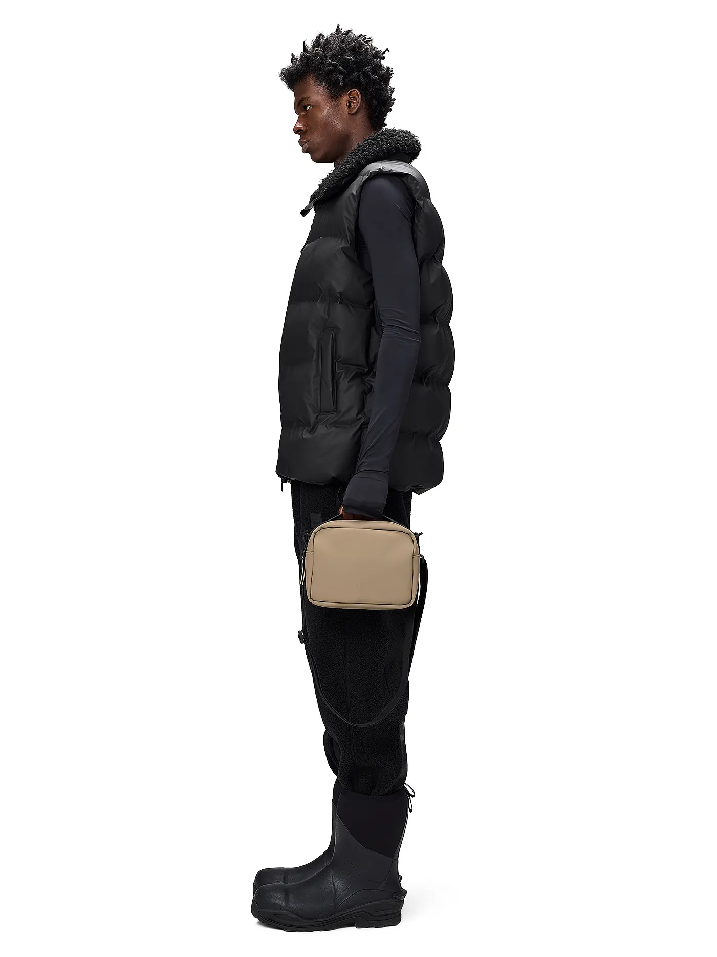 RAINS | Tasche - Umhängetasche BOX BAG W3 | beige