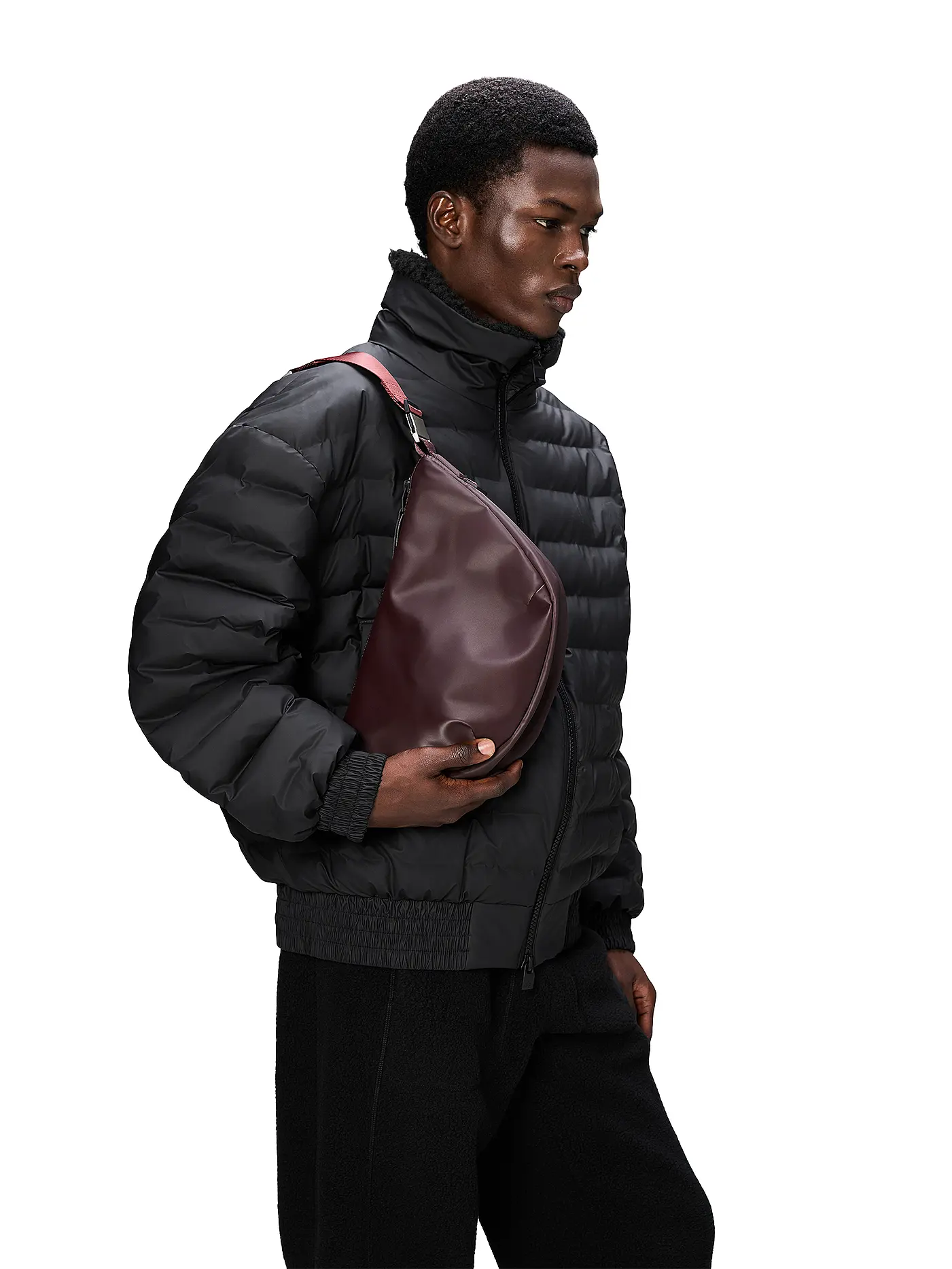 RAINS | Tasche - Umhängetasche VALERA W3 | dunkelrot