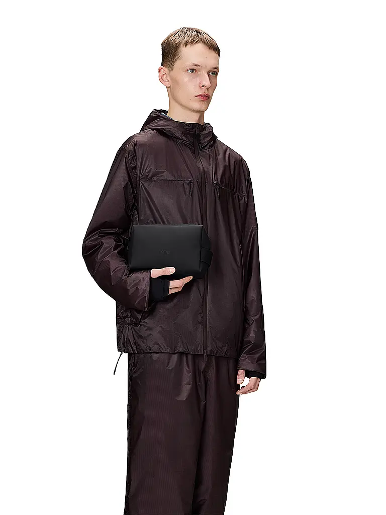 RAINS | Toilettetasche WASH BAG SMALL | schwarz