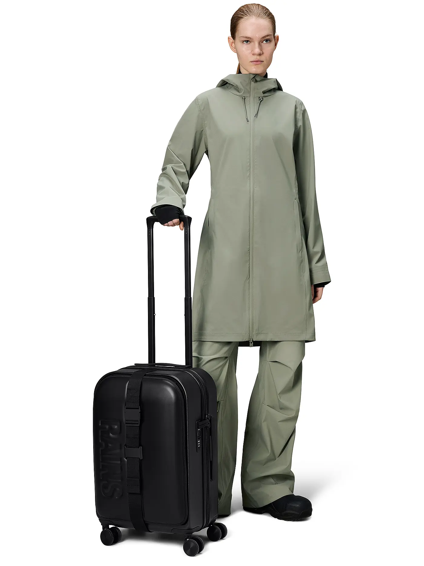 RAINS | Trolley TEXEL Black | schwarz