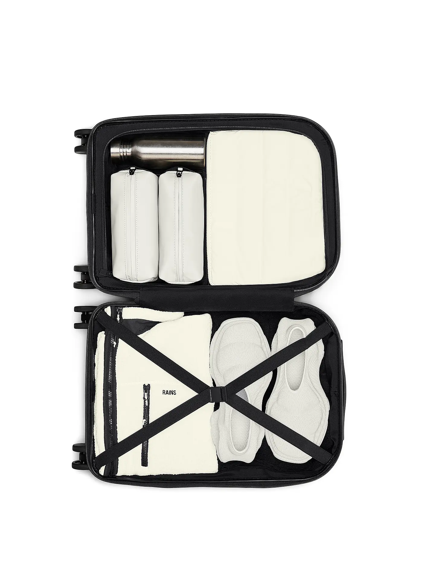 RAINS | Trolley TEXEL Black | schwarz